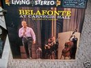 BELAFONTE,CARNEGIE (RARE) 2 MINT RCA LIVING STEREO LP'S