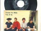 BEATLES-TICKET TO RIDE-RARE DIFF. ITALIAN PS 45rpm 1965