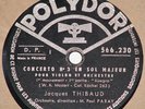 (3) 78rpm MOZART violin THIBAUD / PARAY  FRENCH POLYDOR