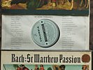 BACH Matthew Passion KLEMPERER Columbia SAX 2446-50 T/S
