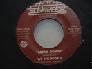 WE THE PEOPLE   Break Down  Rare ORIG 1975  FUNK 45 M-