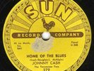 Rare 78 rpm  JOHNNY CASH Home Of The Blues SUN 279 VG+