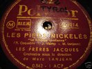 78T  LES FRERES JACQUES  --LES PIEDS NICKELES