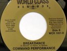 rare Modern Boogie 45 COMMAND PERFORMANCE breakdance