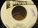 ZOOT SIMMS African STUDIO ONE Records