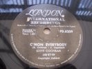 EDDIE COCHRAN C'MON EVERYBODY RARE 78 RPM RECORD