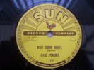 CARL PERKINS BLUE SUEDE SHOES RARE 78 RPM RECORD O SUN