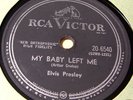 Elvis Presley 78 rpm RCA My baby left me Rockabilly