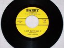 EDDIE ALSTON R&B 45 RPM BARRY RECORDS (109) NEAR MINT