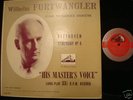 LP WILHELM FURTWANGLER BEETHOVEN #4 RCA VICTOR LHMV1059