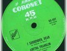 ARETHA FRANKLIN I SURRENDER DEAR ORIG OZ POP JAZZ 45
