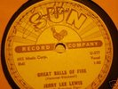 JERRY LEE LEWIS SIGNED 78s