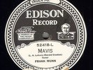 Electric Edison Diamond Disc 52418 - Frank Munn