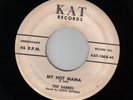 RARE Rockabilly 45 THE SABRES My Hot Mama KAT VG++