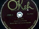 Okeh 40000 KING OLIVER'S (Creole) JAZZ BAND Tears 1923