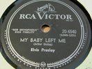 Elvis Presley 78 RCA My baby left me Rockabilly