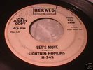 LIGHTNIN HOPKINS Let's Move RARE ROCKIN BLUES 45 HEAR