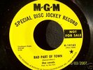 SEEDS--BAD PART OF TOWN / WISH ME UP--MGM--1971 PROMO