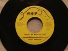 RARE NORTHERN SOUL CAROL ANDERSON ON WHIP PRISTINE C.