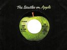 45T THE BEATLES ON APPLE COME TOGETHER + SOMETHING