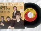 THE BEATLES # 5407 -YES IT IS / TICKET TO RIDE  45 & PS
