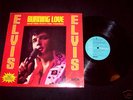 ELVIS PRESLEY BURNING LOVE WITH PICTURE 1972 RECORD