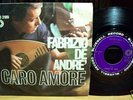 FABRIZIO DE ANDRE 45 RPM SPIRITUAL/CARO AMORE BLUE BELL