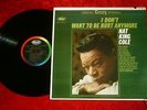 Nat King Cole LP I don't want to be hurt anymore TOP