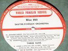 SAUTER-FINEGAN ORCHESTRA TRANSCRIPTION RECORD 323 RED
