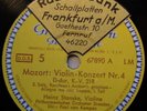 HEINZ STANSKE VIOLIN CC. 4 MOZART KEMPE 3x 78 RPM DGG
