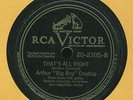 Arthur Crudup 78, That's All Right, original recording