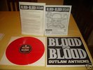 Blood For Blood - outlaw anthems LP RED vinyl 1st PRESS