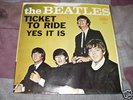 THE BEATLES TICKET TO RIDE PICTURE SLEEVE WEST COAST.