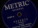 78 RPM GREEK MUSIC (HOT) ON METRIC 801/ VG++