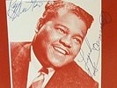 AUTOGRAPHED 2/LP FATS DOMINO DAVE BARTHOLOMEW 1977 BAND