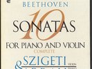 Szigeti Arrau Beethoven Sonatas Vanguard Everyman Box