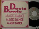 DAVID BOWIE MAGIC DANCE TOP RARE SPAIN PROMO 45 LOOK