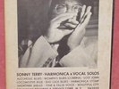 SONNY TERRY-Harmonica Vocal Solos-Folkways 10