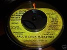 PAUL & LINDA MCCARTNEY Uncle Albert 45 PROMO Mono Apple