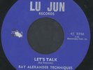 rare Soul Funk 45 RAY ALEXANDER TECHNIQUES on LU JUN