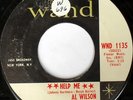 rare Northern Soul 45 AL WILSON help me WAND Listen