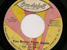 ACCENTS - YOU BETTER THINK AGAIN - ONE-DER-FUL