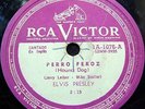 ELVIS PRESLEY ARGENTINA 78 RPM HOUND DOG LABELS IN SPAN