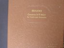 5x78 set-BRAHMS- CONCERTO IN D MAJOR- VIOLIN- HEIFETZ