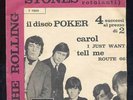 The Rolling Stones 45 italy EP disco Poker purple