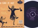 MARILYN MONROE Some Like It Hot ORIGINAL UK LONDON EP