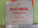 Bach: solo violin; Georges Enesco REMINGTON 10-INCH LP