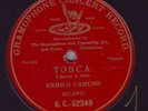 RARE 10” RED G&T – ENRICO CARUSO TOSCA