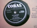 THE CRICKETS=IT'S SO EASY  (78 RPM)
