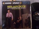 TAS HARRY BELAFONTE 2 LP CARNEGIE HALL LIVING STEREO NM